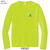 Beach Squad shirts rooted vibes performance long sleeve yellow front