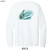Beach Squad long sleeve shirt windsurfing waves white back