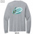 Beach Squad long sleeve shirt windsurfing waves grey back