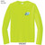 Beach Squad performance long sleeve shirt windsurfing waves yellow front