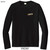 Beach Squad performance long sleeve shirt skateboarding beach goat black front