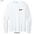 Beach Squad long sleeve shirt skateboarding city goat white front