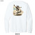 Beach Squad long sleeve shirt skateboarding city goat white back