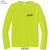 Beach Squad performance long sleeve shirt skateboarding city goat yellow front