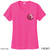 Beach Squad ladies performance shirt livin bearfoot pink front