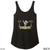 Beach Squad shirt ladies tank top beach bones shaka black back