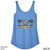 Beach Squad shirt ladies tank top beach bones shaka blue back