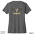 Beach Squad shirt ladies short sleeve performance beach bones shaka grey back