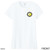 Beach Squad shirt ladies short sleeve yin yang sun white front