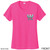 Beach Squad shirt ladies performance short sleeve octo vibes pink front