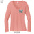 Beach Squad shirt ladies long sleeve octo vibes coral front