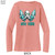 Beach Squad shirt ladies long sleeve octo vibes coral back