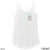 Beach Squad shirt ladies tank top positive koi white front