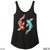 Beach Squad shirt ladies tank top positive koi black back