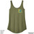 Beach Squad shirt ladies tank top rooted vibes green front