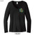 Beach Squad shirt ladies long sleeve ride waves black front