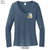 Beach Squad shirt ladies long sleeve peace van grey front