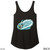 Beach Squad shirt windsurfing waves ladies tank top black back