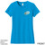 Beach Squad shirt ladies short sleeve windsurfing waves blue front