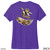 Beach Squad ladies performance short sleeve shirt in purple