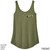 Beach Squad ladies tank top in green