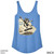 Beach Squad ladies tank top in blue