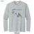 Beach Squad youth performance long sleeve in grey