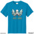Beach Squad youth performance short sleeve shirt in blue