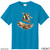 Beach Squad youth performance short sleeve shirt in blue