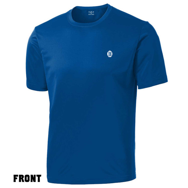 Front of Beach Squad Simple Pocket  Short Sleeve in Blue