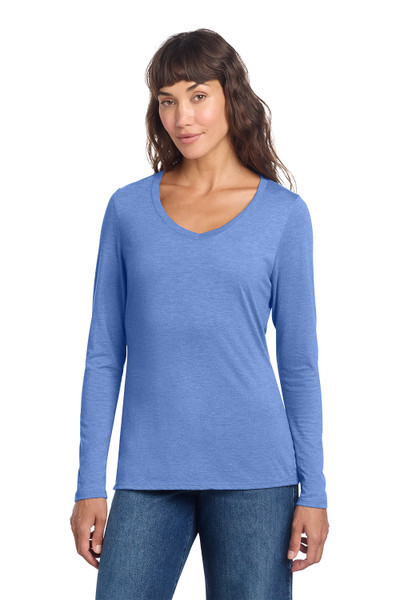District - Women’s Perfect Tri Long Sleeve V-Neck Tee