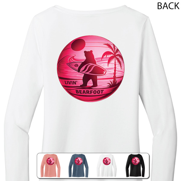 Beach Squad shirt ladies performance long sleeve livin bearfoot