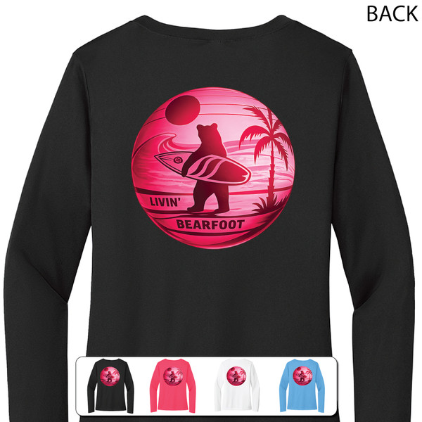 Beach Squad shirt ladies performance long sleeve livin bearfoot
