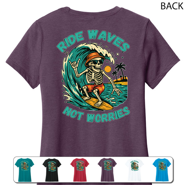 Beach Squad shirt ladies short sleeve ride waves
