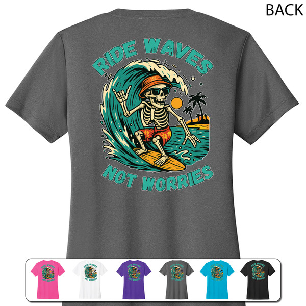 Beach Squad shirt ladies performance short sleeve ride waves