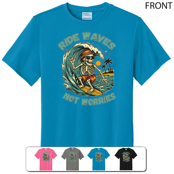 Beach Squad youth performance short sleeve shirt