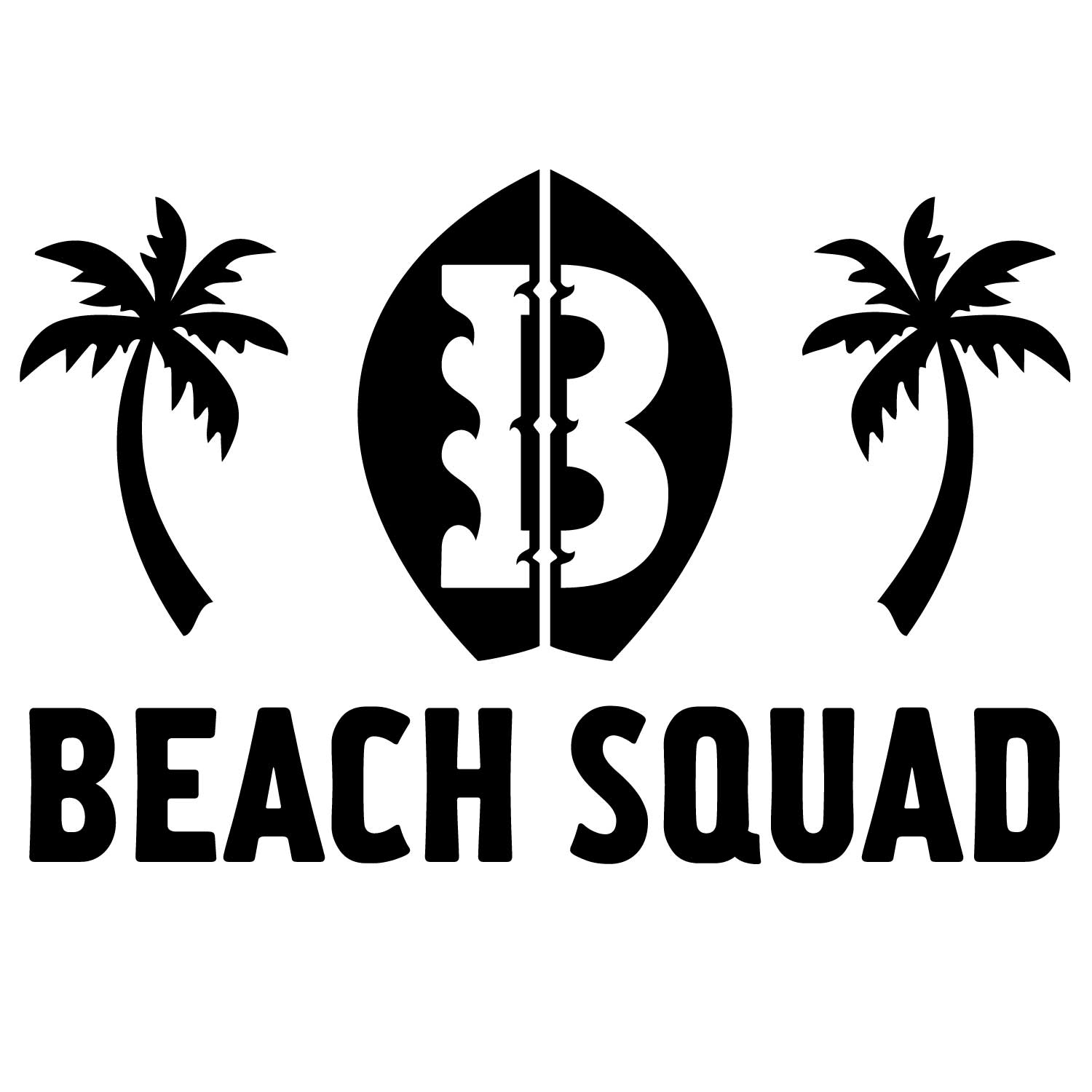 Beach Squad Design Beach Squad Pocket in Black