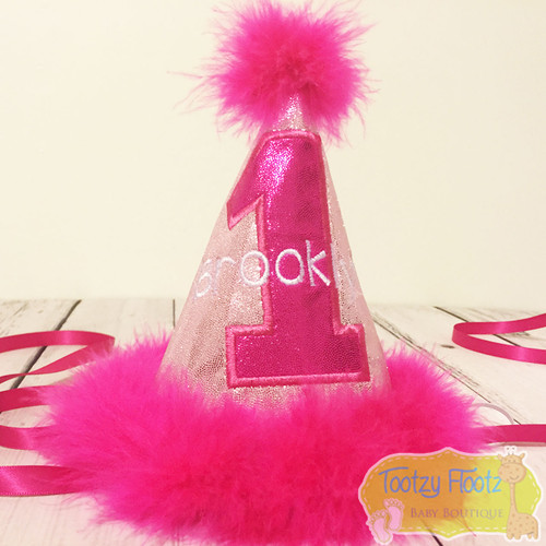 Pink Glitter Party Hat