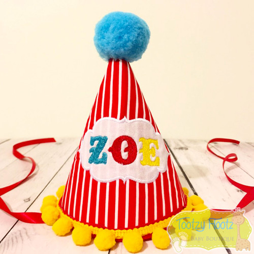 Circus Tent Themed Party Hat