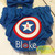 Cake Smash 3 Piece Set - The Avengers - Captain America Inspired <Top, Bow Tie, Nappy Cover>