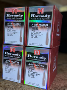 Hornady 30 Cal 250gr A-Tip Match Bullets | Ally Munitions Hornady 30 Cal 250gr A-Tip Match Bullets | Ally Munitions