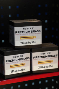 Nosler NOSLER PREEMIUM BRASS 280 ACK. IMP. 50 CT. Nosler NOSLER PREEMIUM BRASS 280 ACK. IMP. 50 CT.