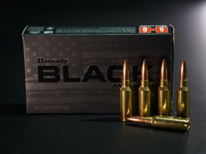 Hornady BLACK 6mm ARC 105gr BTHP delivers long-range precision and reliable terminal performance for hunters, competitors, and tactical shooters. Gas gun and bolt-action ready.