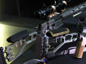 black and tan stock pads on q fix rifles.