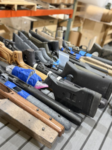 USED , FACTORY TAKE OFF BOLT ACTION STOCKS.