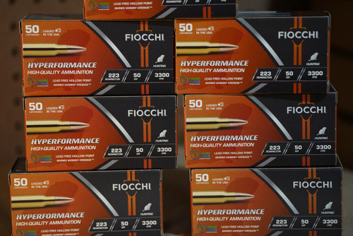 Fiocchi Ammunition Fiocchi 223 50 gr Barnes Varmint Grenade.  (lead free) 