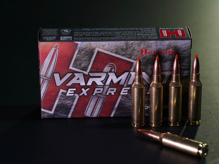 Hornady Varmint Express 6mm Creedmoor 87gr V-MAX ammo box front