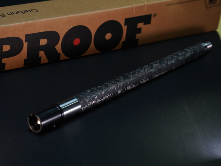 Proof Research 18 inch carbon fiber pre-fit barrel for Q Fix rifle in .22 Creedmoor and 6mm Creedmoor with threaded muzzle and lightweight construction