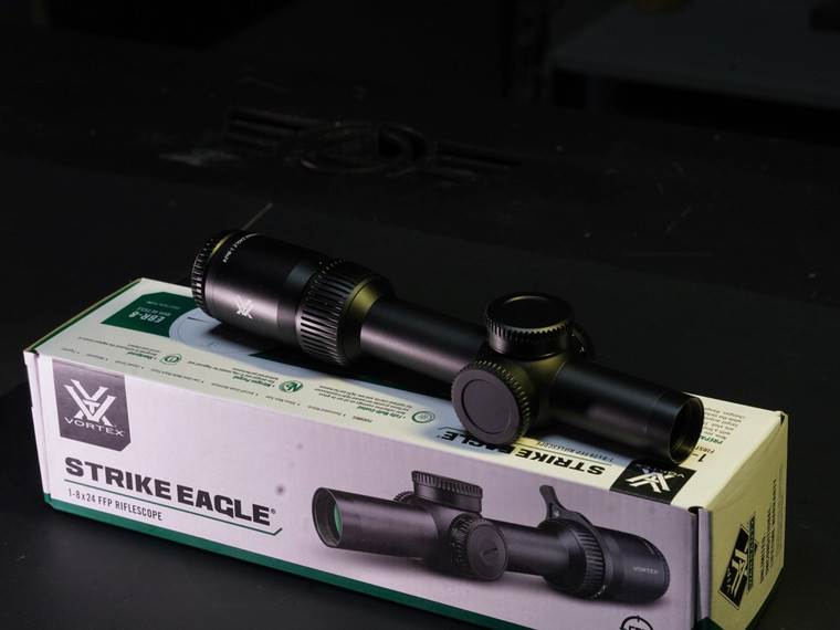 Vortex Strike Eagle 1-8×24 FFP Riflescope – EBR-8 BDC (MOA)