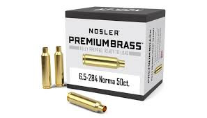 NOSLER 6.5-284 NORMA BRASS, 50 CT